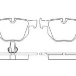 Колодки тормозные дисковые зад BREMBO