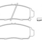 Колодки тормозные дисковые перед BREMBO