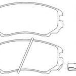 Колодки тормозные дисковые перед BREMBO