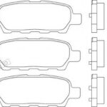Колодки тормозные дисковые зад BREMBO