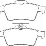 Колодки тормозные дисковые зад BREMBO