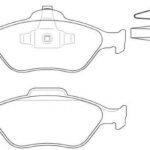 Колодки тормозные дисковые перед BREMBO