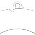 Колодки тормозные дисковые перед BREMBO