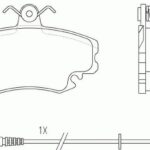 Колодки тормозные дисковые перед BREMBO