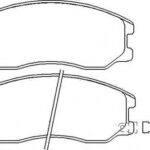 Колодки тормозные дисковые перед BREMBO