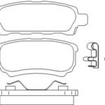 Колодки тормозные дисковые зад BREMBO