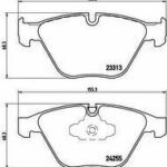 Колодки тормозные дисковые перед BREMBO