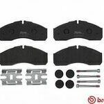 Колодки тормозные дисковые перед BREMBO