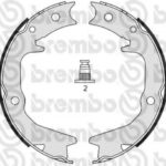 Колодки ручного тормоза MITSUBISHI LANCER CS 03-10/OUTLANDER CU 03-08 BREMBO