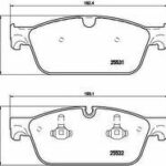 Колодки тормозные дисковые перед BREMBO