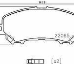 Колодки тормозные дисковые перед BREMBO