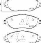 Колодки тормозные дисковые перед BREMBO