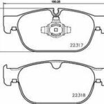 Колодки тормозные дисковые перед BREMBO