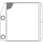 Радиатор отоп. для а/м Opel Corsa D (07-) (LRh 2112) LUZAR