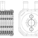Радиатор масл. для а/м VW Passat B5 (97-) 1.8i/2.3i/2.8i/1.9D (LOc 1805) LUZAR