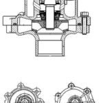 Насос водяной для а/м Mazda CX-5 (12-)/3 (13-) 2.0i Sky-Active (LWP 2504) LUZAR