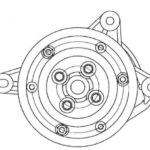 Насос водяной для а/м VW Golf VI (08-)/Tiguan (08-) 1.4TSi (с ЭММ) (LWP 1804) LUZAR