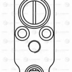 Клапан расш. кондиционера (ТРВ) для а/м Skoda Octavia (A7) (13-) (тип Valeo) (LTRV 1852) LUZAR