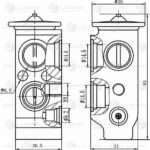 Клапан расш. кондиционера (ТРВ) для а/м Renault Fluence (10-) (LTRV 0914) LUZAR