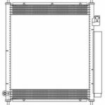 Радиатор кондиц. для а/м Honda Fit (02-)/Jazz (02-) 1.2i/1.3i M/A (LRAC 2319) LUZAR