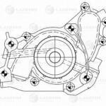 Насос водяной для а/м Toyota Hilux (97-)/Hiace (89-)/Hiace (97-) 2.4D [2L/2LT] (LWP 1934) LUZAR
