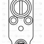 Клапан расш. кондиционера (ТРВ) для а/м SsangYong Kyron/Actyon (05-) (LTRV 1750) LUZAR