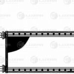 Радиатор отоп. для а/м Honda CR-V (02-) (LRh 2303) LUZAR