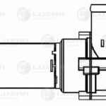 Насос водяной для а/м VW Golf VI (08-)/Tiguan (08-)/Passat B7 (10-) 1.6TDI/2.0TDI (LWP 1863) LUZAR