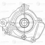 Насос водяной для а/м Honda Civic VIII (06-) 1.8i [R18A] (LWP 2318) LUZAR