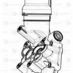 Корпус маслоохладителя для а/м VW Passat (B6) (05-) 2.0FSI (LBP 1811) LUZAR