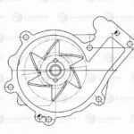 Насос водяной для а/м Chery Bonus (A13) (11-)/Very (08-) 1.5i (LWP 3003) LUZAR