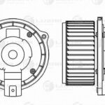 Э/вентилятор отоп. для а/м Lifan Solano (10-)/X60 (12-)/Geely Emgrand EC7 (09-) (LFh 3010) LUZAR