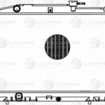 Радиатор охл. для а/м Lifan Breez (07-) 1.3i/1.6i (LRc 3006) LUZAR