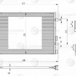 Радиатор кондиц. для а/м Hyundai i20 (09-) (LRAC 0801) LUZAR