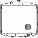 Радиатор охл. для а/м Hyundai H-100 Porter II (04-) (LRc 0818) LUZAR