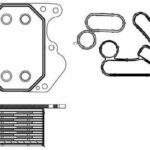 Радиатор масл. для а/м Ford Transit (06-)/(13-)/Peugeot Boxer (06-) 2.2TD (124.8*120.8*57.3мм LUZAR