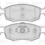 Колодки тормозные дисковые перед VALEO