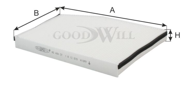 Фильтр салона AG484CF GOODWILL — изображение 4
