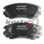 Колодки торм. HYUNDAI SONATA (ТагАЗ)TUCSON 04-KIA SPORTAGE 04-SOUL перед.к-т KT3352STD KORTEX