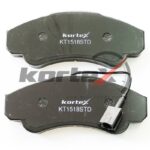 Колодки тормозные дисковые перед KORTEX