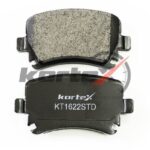Колодки торм. AUDIVWSKODA A3A6GOLFOCTAVIATOURAN задн.к-т KT1622STD KORTEX