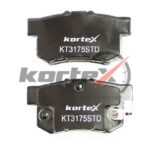Колодки тормозные дисковые зад KORTEX