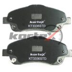 Колодки тормозные дисковые перед KORTEX