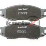 Колодки торм. NISSAN ALMERA CLASSIC (B10) 06- перед.к-т KT7043STD KORTEX