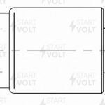 Реле втягивающее стартера для а/м Dodge Neon (99-) 2.0i/Chrysler PT Cruiser (00-) 2.4i (VSR 0 STARTVOLT