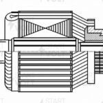Ротор стартера для а/м Nissan X-Trail T30 (01-)/Primera (01-) 2.0i/2.5i МT (SR 1404) STARTVOLT