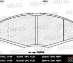 Колодки тормозные передние (без датчика) (Смесь Semi-Metallic) (CHEVROLET LANOS, SPARK, DAEWOO MATIZ , NEXIA) (TRW GDB3195) E100006 MILES