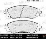 Колодки тормозные передние (без датчика) (Смесь Semi-Metallic) CHEVROLET LANOS/LACETTI/REZZO/DAEWOO NEXIA/NUBIRA/LEGANZA (TRW GDB3347) E100014 MILES