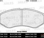 Колодки тормозные передние (без датчика) (Смесь Semi-Metallic) (CHEVROLET AVEO (T250, T255)) (TRW GDB3330) E100022 MILES