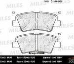 Колодки тормозные задние (без датчика) (Смесь Semi-Metallic) (HYUNDAI SOLARIS, I30 II, I40, TUCSON (JM), KIA SOUL, RIO III) (TRW GDB3494) E110062 MILES